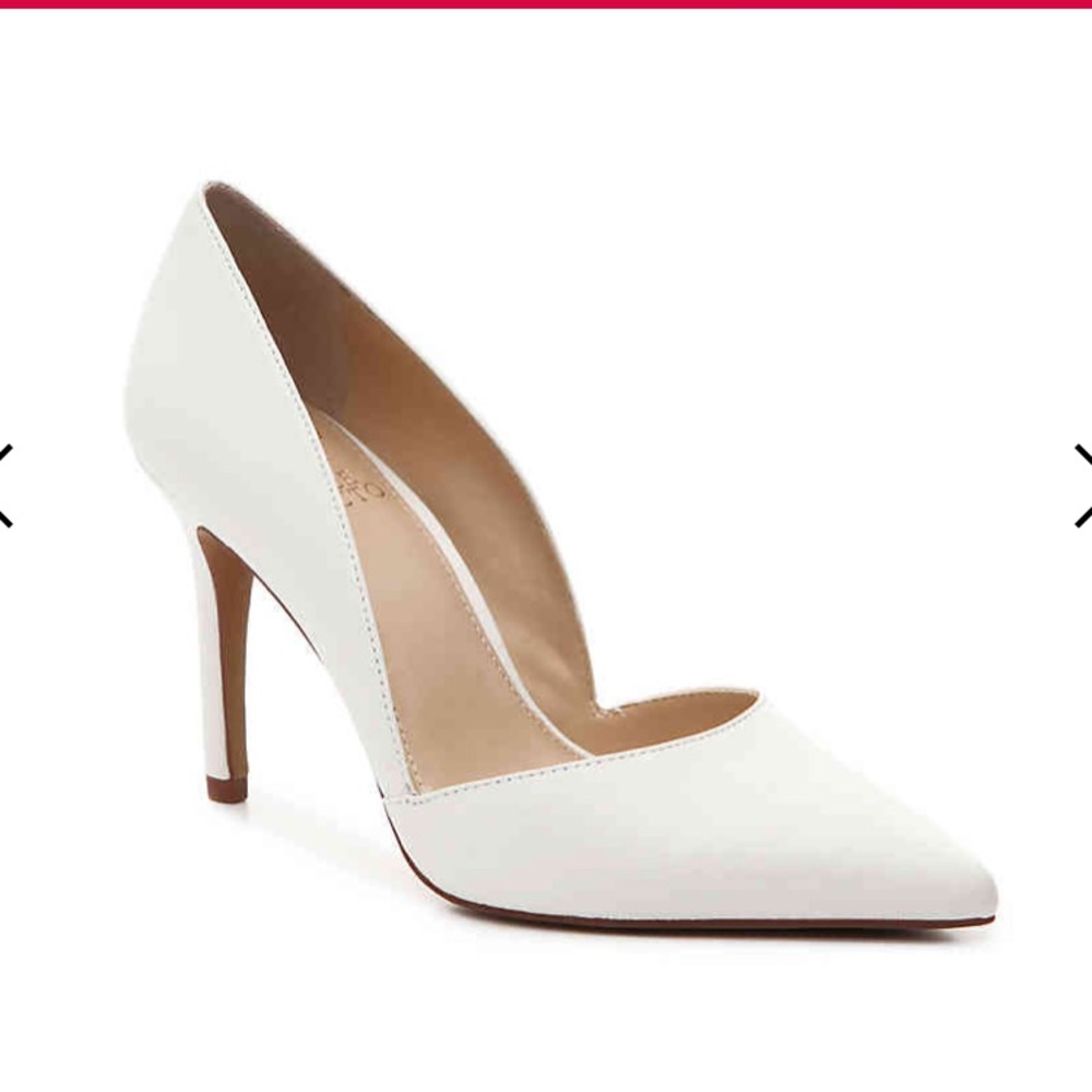 White Vince Camuto Heels